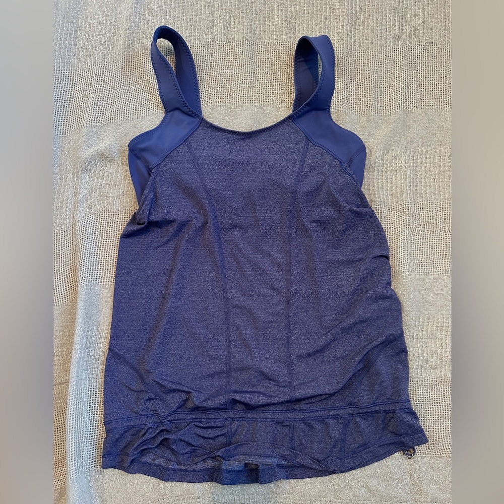 lululemon athletica Blue Tank Top